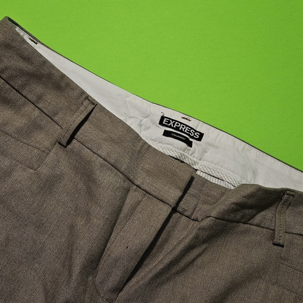 Express Brown Boot Cut Pants